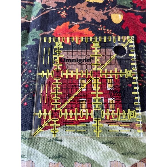 Pumpkin Ridge Border Print Fall Cotton Fabric 1 yd Deb Strain Moda - Picture 3 of 4